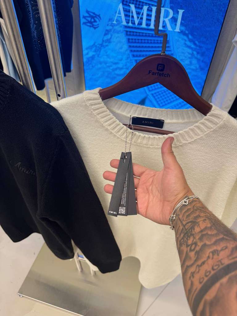 AMIRI embroidered-logo hoodie