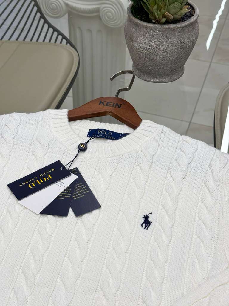 Polo Ralph Lauren Cable-Knit Cotton Quarter-Zip Sweater