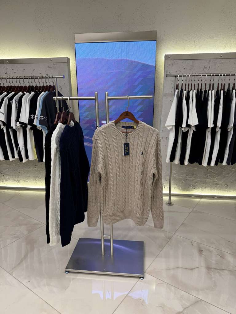 Polo Ralph Lauren Cable-Knit Cotton Quarter-Zip Sweater