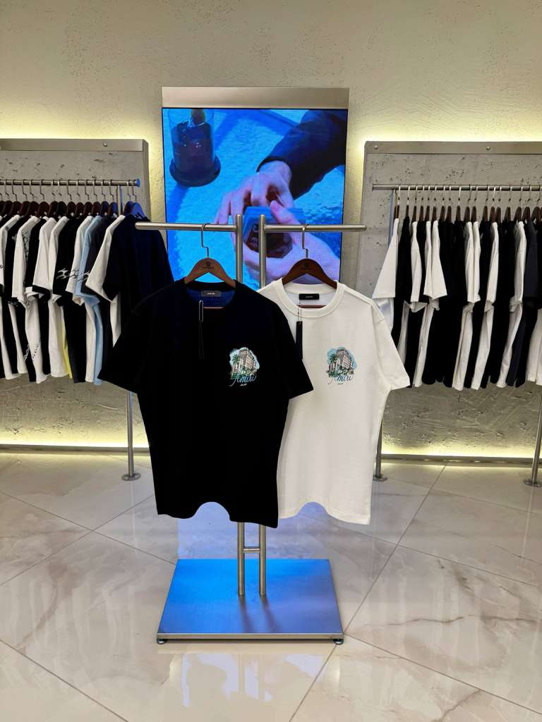 Men's Jersey Amiri Hotel Oversized Fit T-Shirt