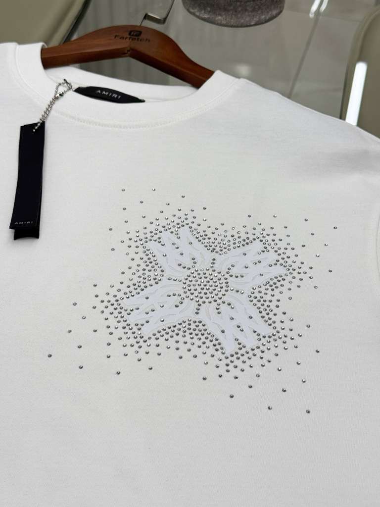 Amiri MA QUAD CRYSTAL TEE