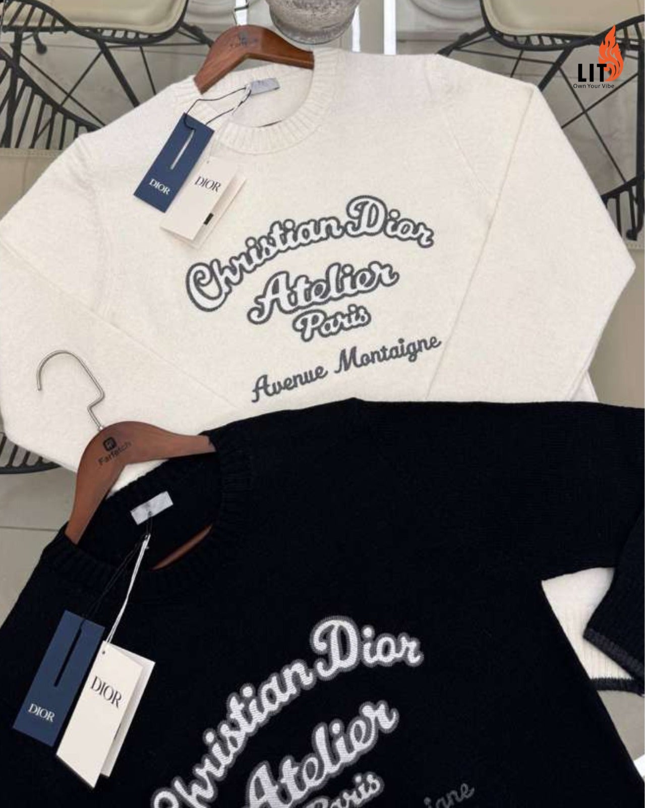 Christian Dior Atelier crewneck knit sweater