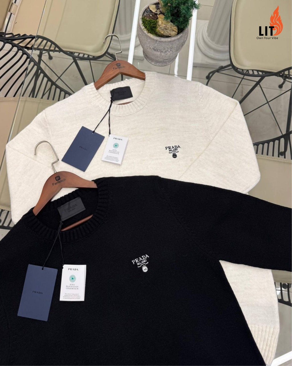 Prada cashmere crew-neck jumper