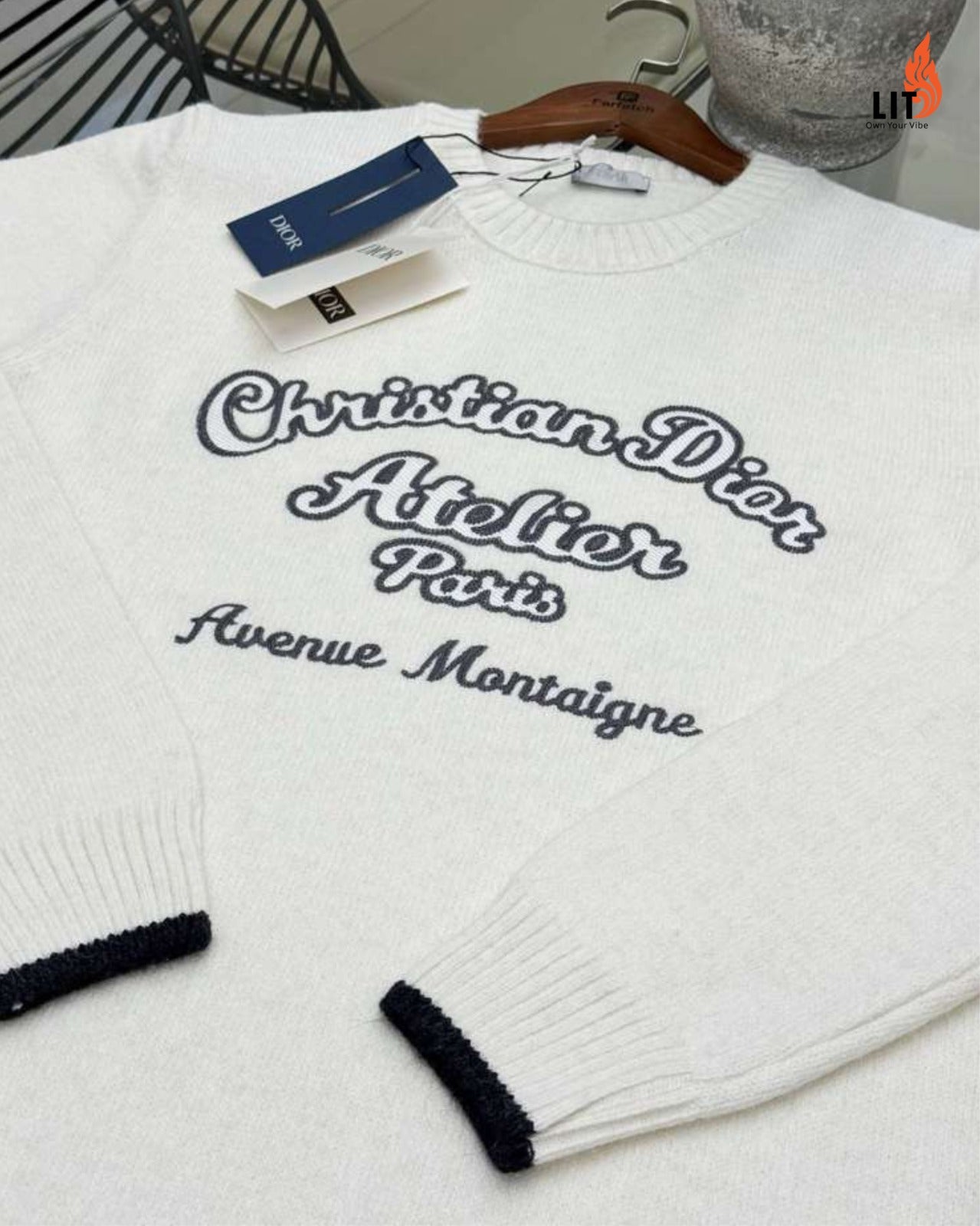 Christian Dior Atelier crewneck knit sweater