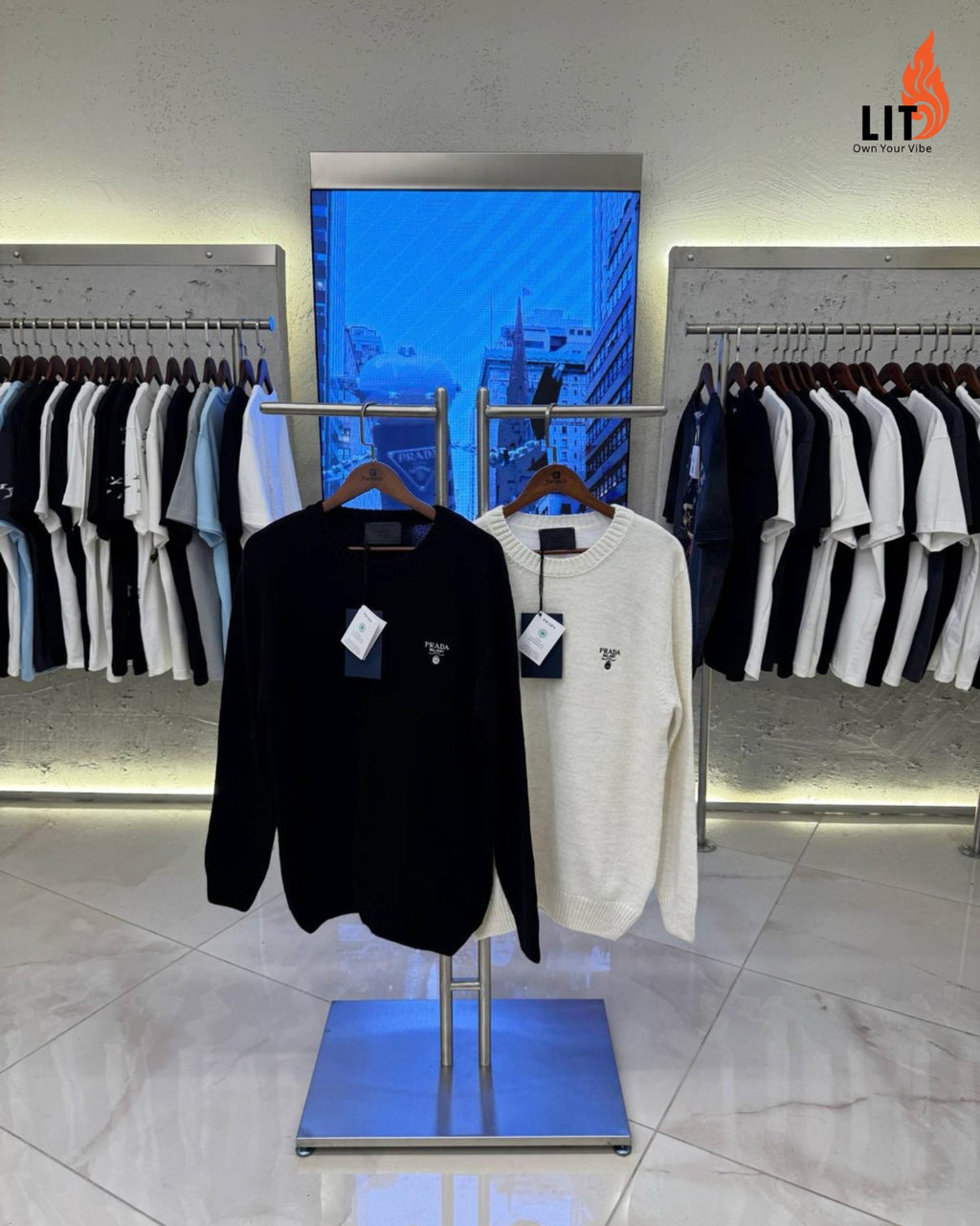 Prada cashmere crew-neck jumper