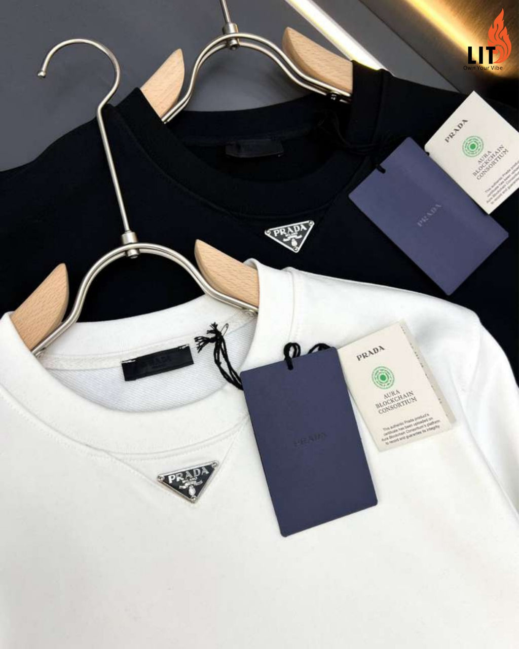 Prada Men’s Technical Cotton Sweatshirt