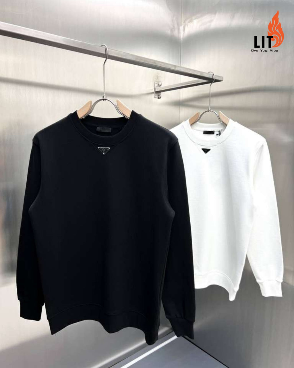 Prada Men’s Technical Cotton Sweatshirt