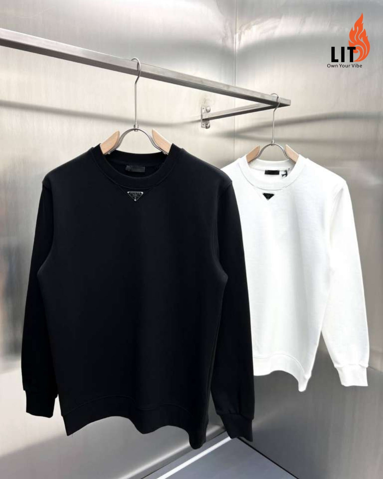 Prada Men’s Technical Cotton Sweatshirt