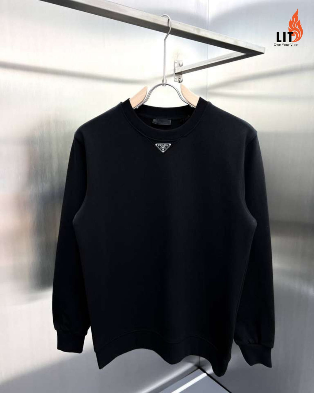 Prada Men’s Technical Cotton Sweatshirt