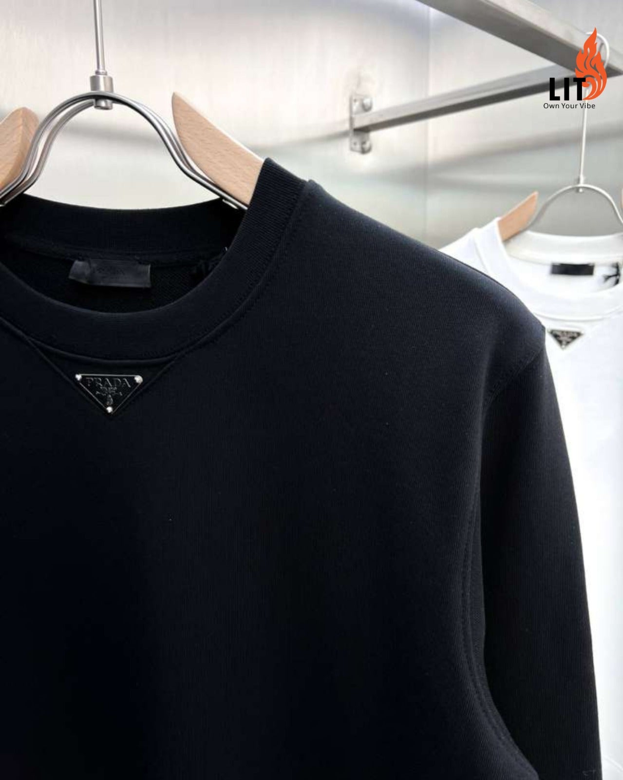 Prada Men’s Technical Cotton Sweatshirt