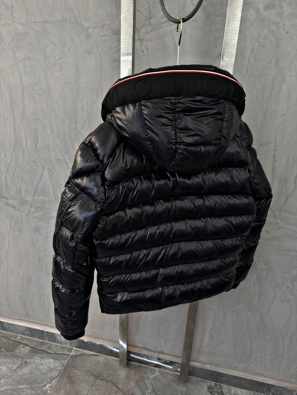 Black Moncler Pavin Down puffer Jacket