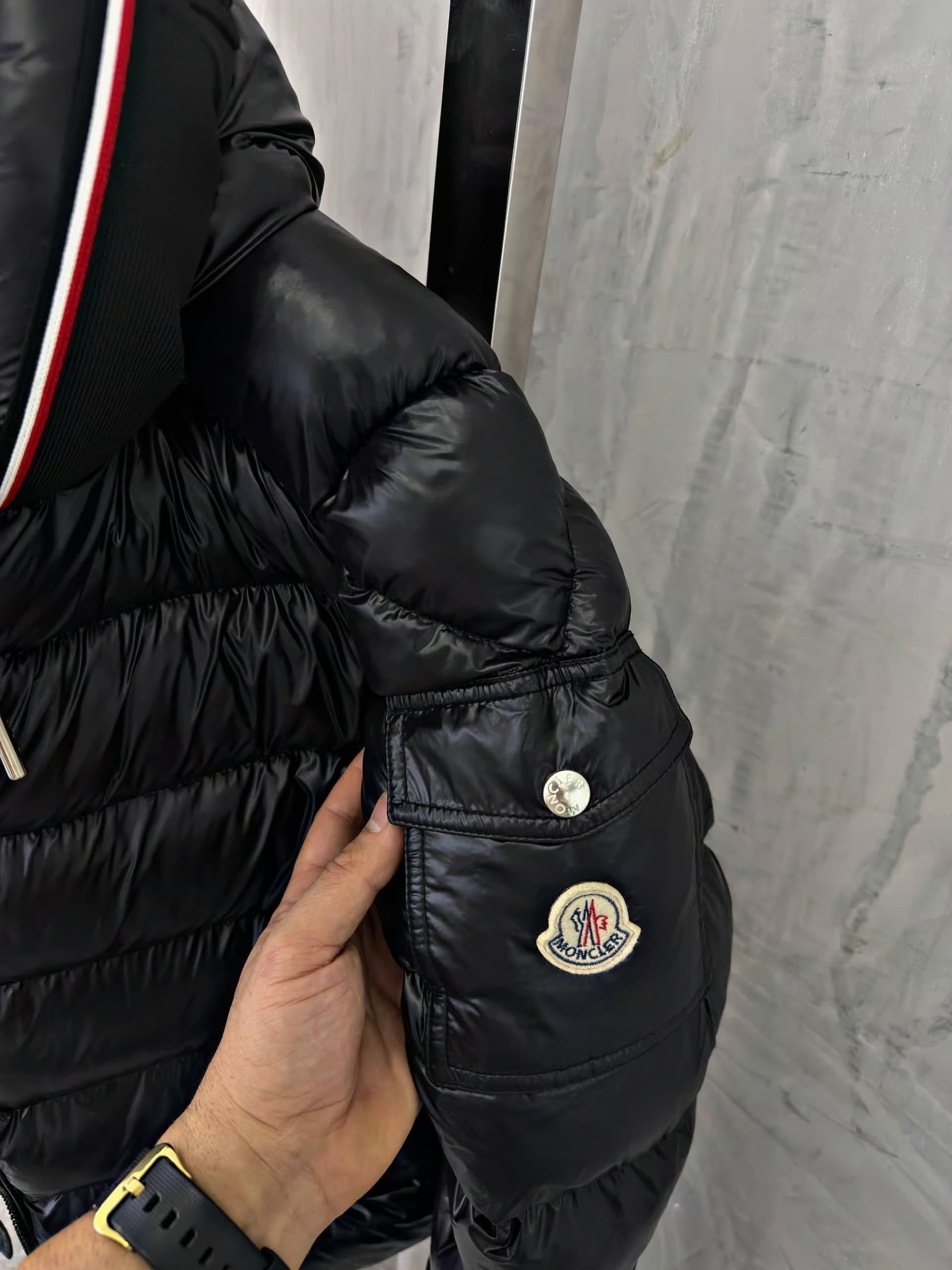 Black Moncler Pavin Down puffer Jacket
