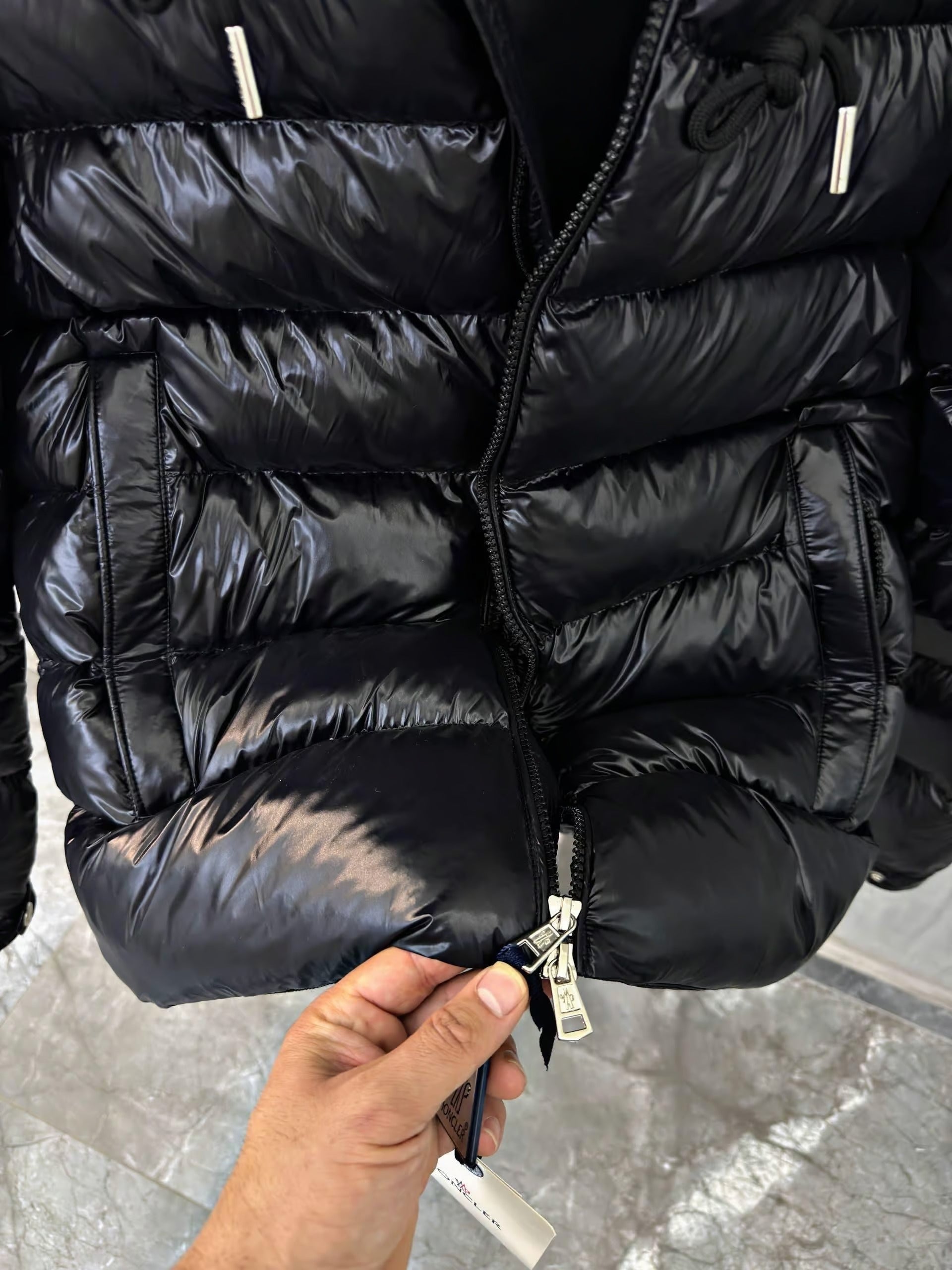 Black Moncler Pavin Down puffer Jacket