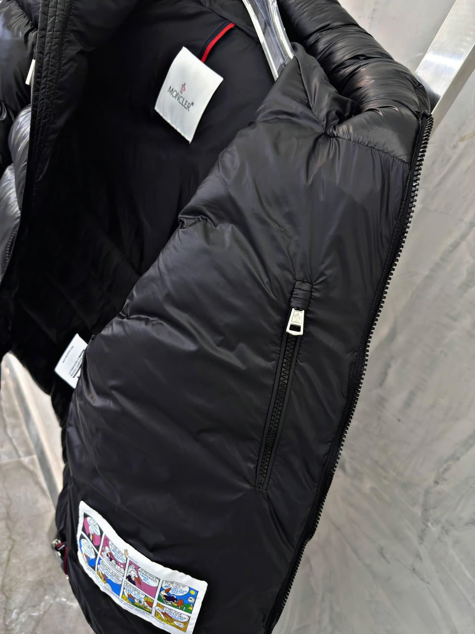 Black Moncler Pavin Down puffer Jacket