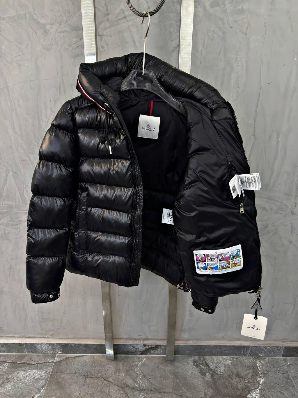 Black Moncler Pavin Down puffer Jacket
